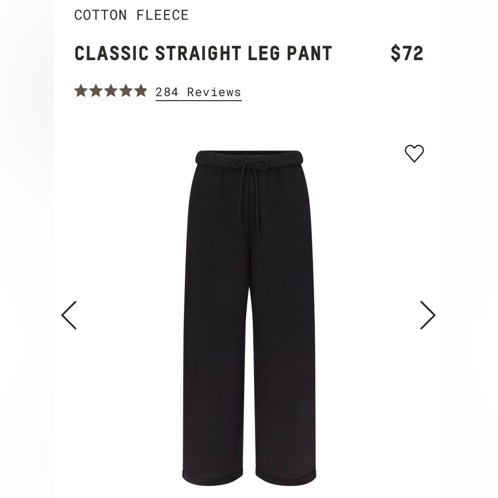 Skims Classic Straight Leg Pant